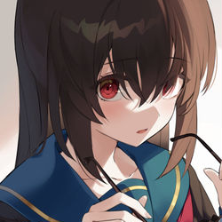 This is a pixiv picture whose title is 眼鏡外す仕草.