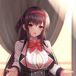 This is a pixiv picture whose title is skeb 　詩桜先輩.