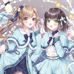 This is a pixiv picture whose title is ❄️🌟.