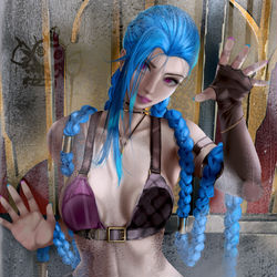 This is a pixiv picture whose title is Jinx.