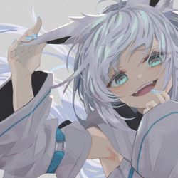 This is a pixiv picture whose title is 嗤うフブキちゃん.