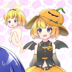 This is a pixiv picture whose title is かぼちゃ沙都子.