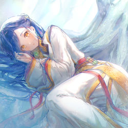 This is a pixiv picture whose title is 📚.