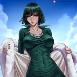 This is a pixiv picture whose title is Fubuki [One Punch Man].