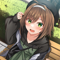 This is a pixiv picture whose title is 「えっと……まだ待ち合わせ1時間前ですよね…？」.