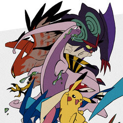 This is a pixiv picture whose title is アニポケまとめ③.