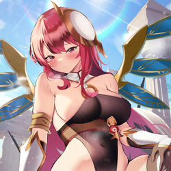 This is a pixiv picture whose title is Athena.