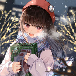 This is a pixiv picture whose title is 「…ありがと」.
