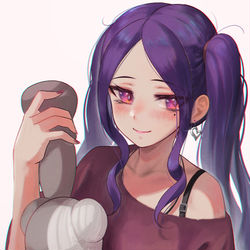 This is a pixiv picture whose title is エリ💜.