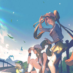This is a pixiv picture whose title is 冒険の始まり.