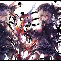 This is a pixiv picture whose title is C99新作プレイマット「レミリア&フランドール」第11弾です🌟.