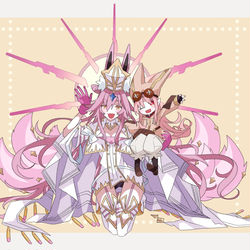 This is a pixiv picture whose title is 「ジャンジャジャーン！」.