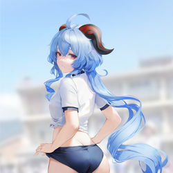 This is a pixiv picture whose title is 運動会.