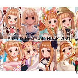 This is a pixiv picture whose title is あんになちゃんカレンダー2022サンプル.