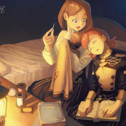 This is a pixiv picture whose title is Good Night.