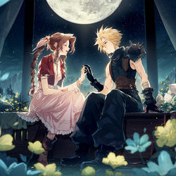 This is a pixiv picture whose title is 花好月圆.