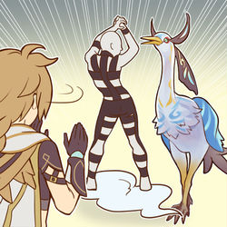 This is a pixiv picture whose title is 原神らくがき詰め合わせ.