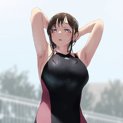 This is a pixiv picture whose title is 艶が出すぎる先生.
