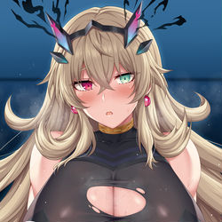 This is a pixiv picture whose title is バーゲストおっぱいマウスパッド.