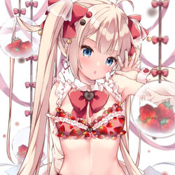 This is a pixiv picture whose title is ストロベリィシンドローム.