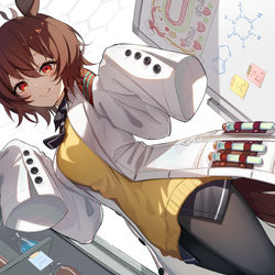 This is a pixiv picture whose title is アグネスタキオン.