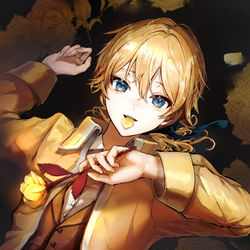 This is a pixiv picture whose title is 悪ノ召使.