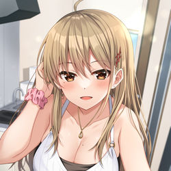 This is a pixiv picture whose title is 「おかえり、キミを待ってたよ」.