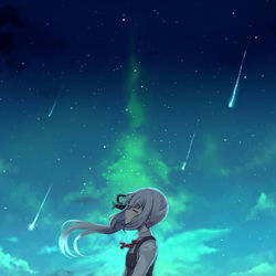 This is a pixiv picture whose title is angel fall.