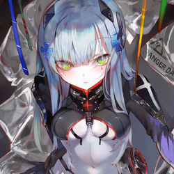 This is a pixiv picture whose title is HK416.