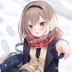 This is a pixiv picture whose title is 手、かして....