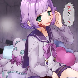 This is a pixiv picture whose title is なの💜（事後差分）.