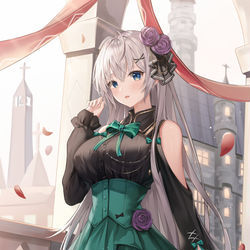 This is a pixiv picture whose title is お嬢さん踊り子ちゃん.