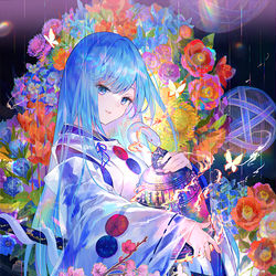 This is a pixiv picture whose title is 輪廻-白拍子花子-.