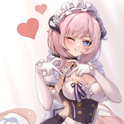 This is a pixiv picture whose title is 妖精女仆.