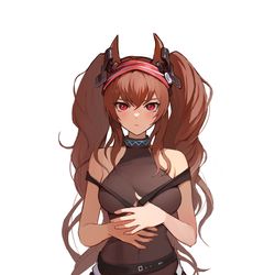 This is a pixiv picture whose title is Angelina.