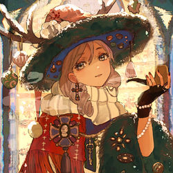 This is a pixiv picture whose title is クリスマスの魔女.