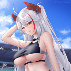 This is a pixiv picture whose title is プリンツ・オイゲンRQ.