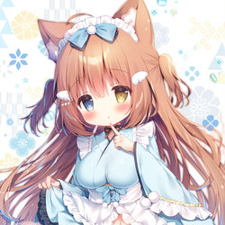 This is a pixiv picture whose title is 誘惑こまこちゃん.