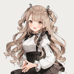 This is a pixiv picture whose title is 🖤.