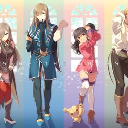 This is a pixiv picture whose title is TOA16周年.