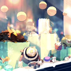 This is a pixiv picture whose title is 冬之日.