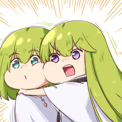 This is a pixiv picture whose title is 謎の少女登場(FGOAC).