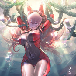 This is a pixiv picture whose title is 影狼.
