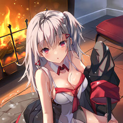 This is a pixiv picture whose title is Fireplace⛄.