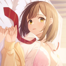 This is a pixiv picture whose title is 「ふたりだけの秘密だよ」.