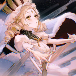 This is a pixiv picture whose title is 神諭.