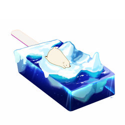 This is a pixiv picture whose title is 北極アイスキャンディー.