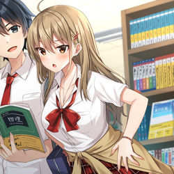 This is a pixiv picture whose title is 「こんな問題よく分かるね……」.