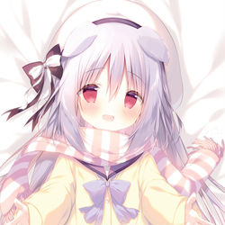 This is a pixiv picture whose title is 「だいすきですっ！」.