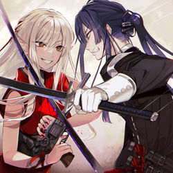 This is a pixiv picture whose title is 【歌ってみた】からくり卍ばーすと　のイラストお手伝いしました.2.